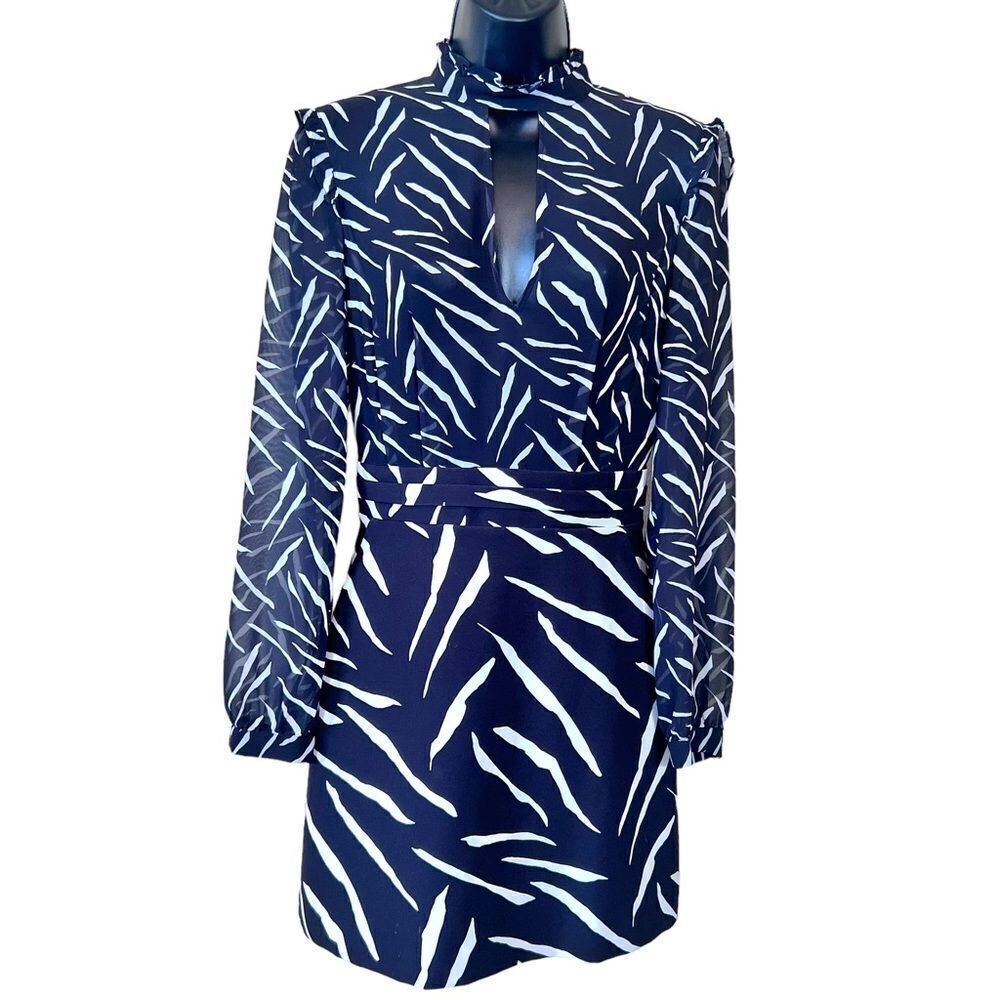 BEBE Brunch-and- beyond Zebra Print Dress